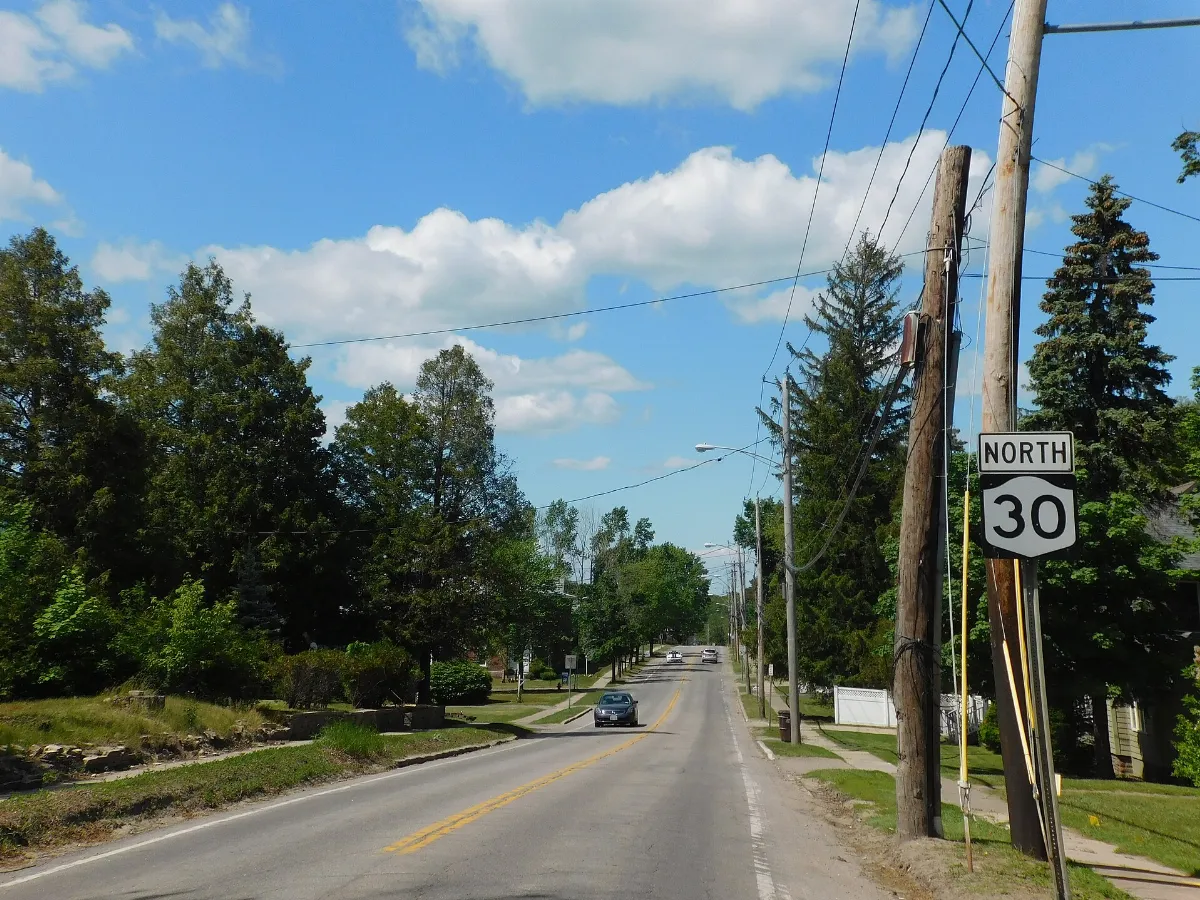 NY 30 in Malone