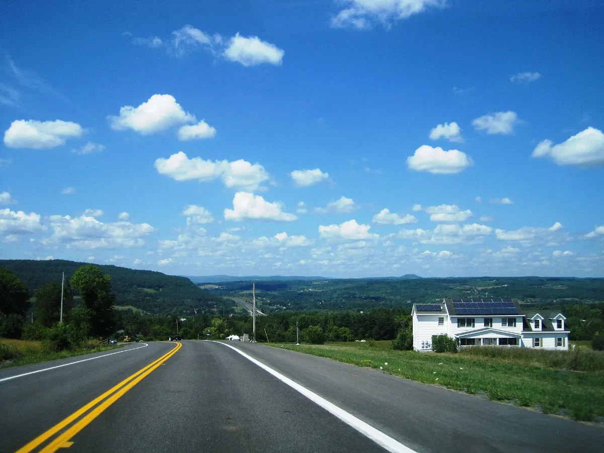 NY 30 sb, Town of Schoharie (4), Aug 2022