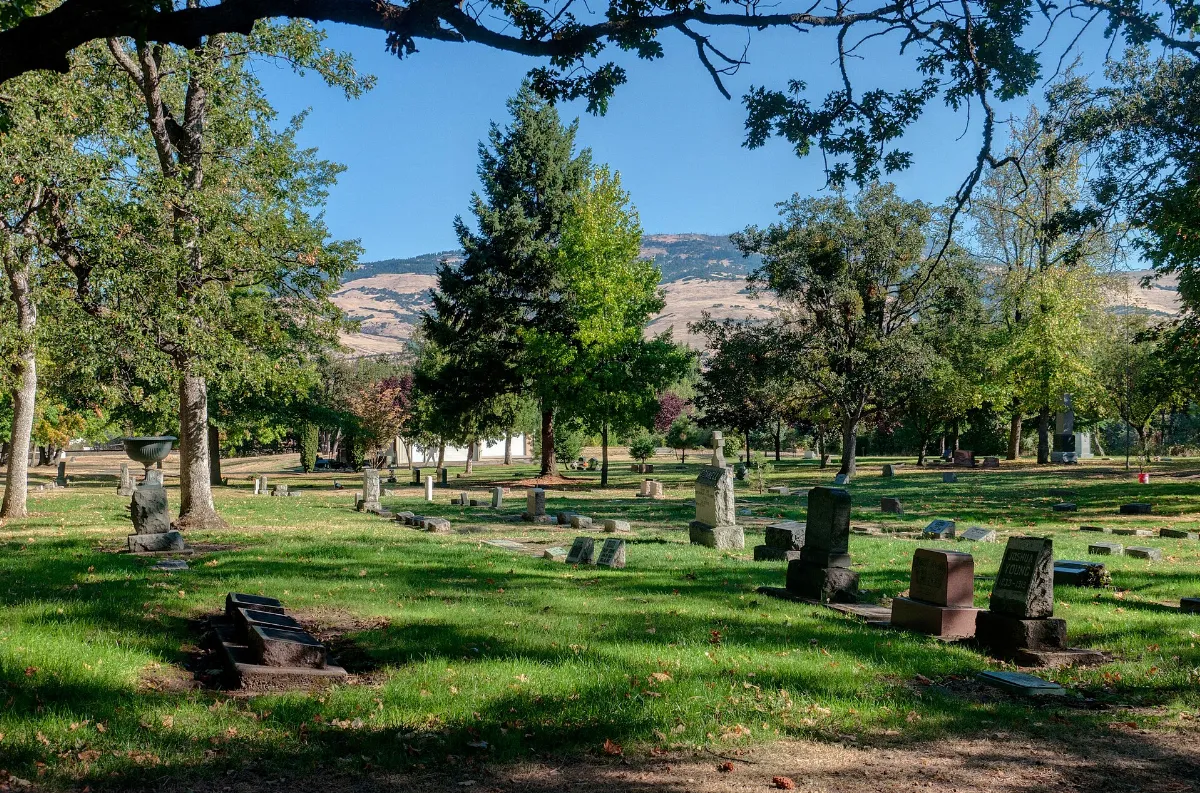 Mountain View Cemetery NHS scenic