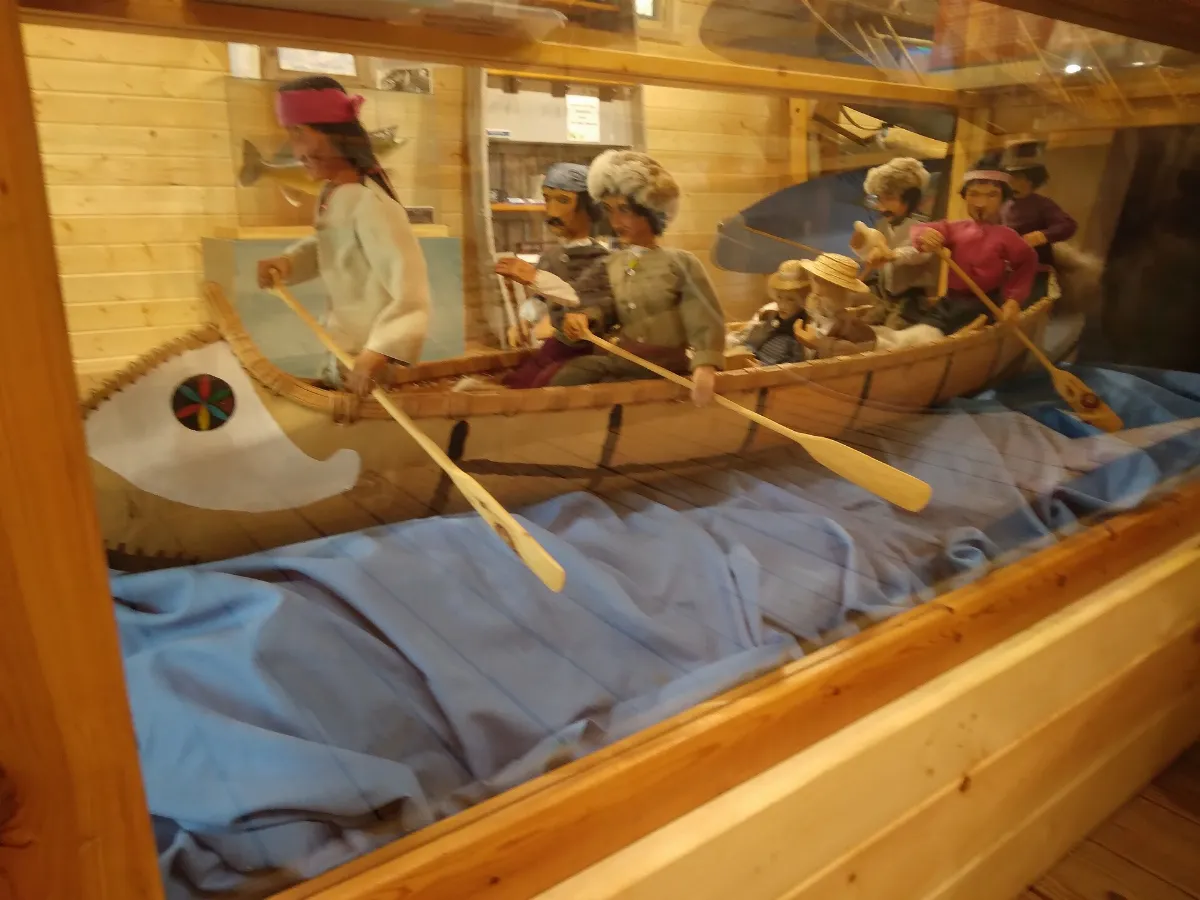 Chik-Wauk Museum and Nature Center - voyageur exhibit