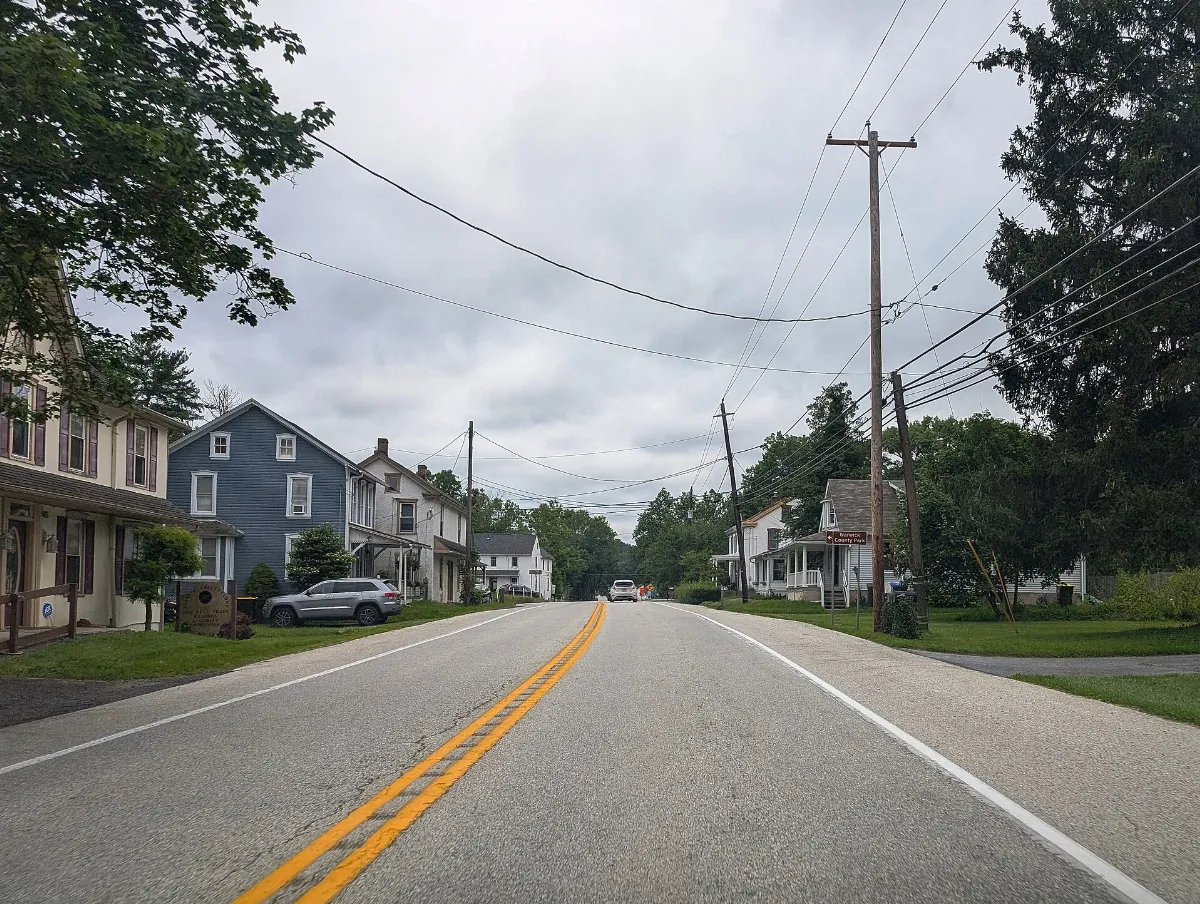PA 23 wb in Knauertown, July 2025