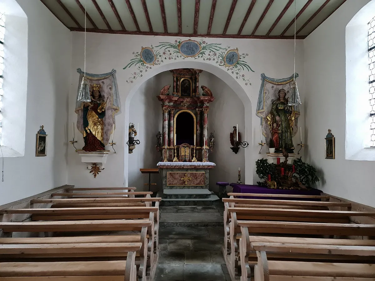 Antoniuskapelle (Langenwang) Innenraum