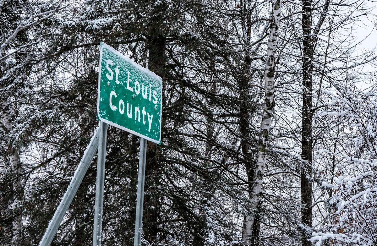St. Louis County, Minnesota - Welcome - County Line Sign (45623693785)