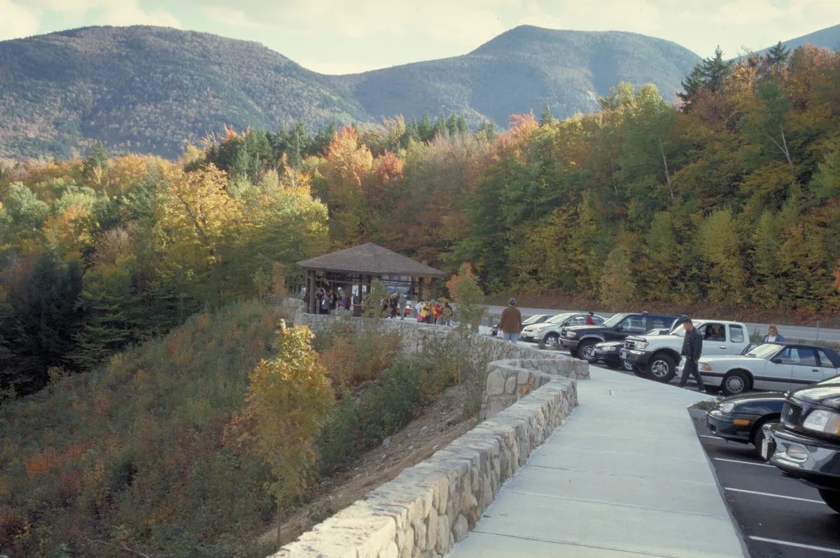 Kancamagus Scenic Byway - Sugar Hills Overlook on the Kancamagus Highway
