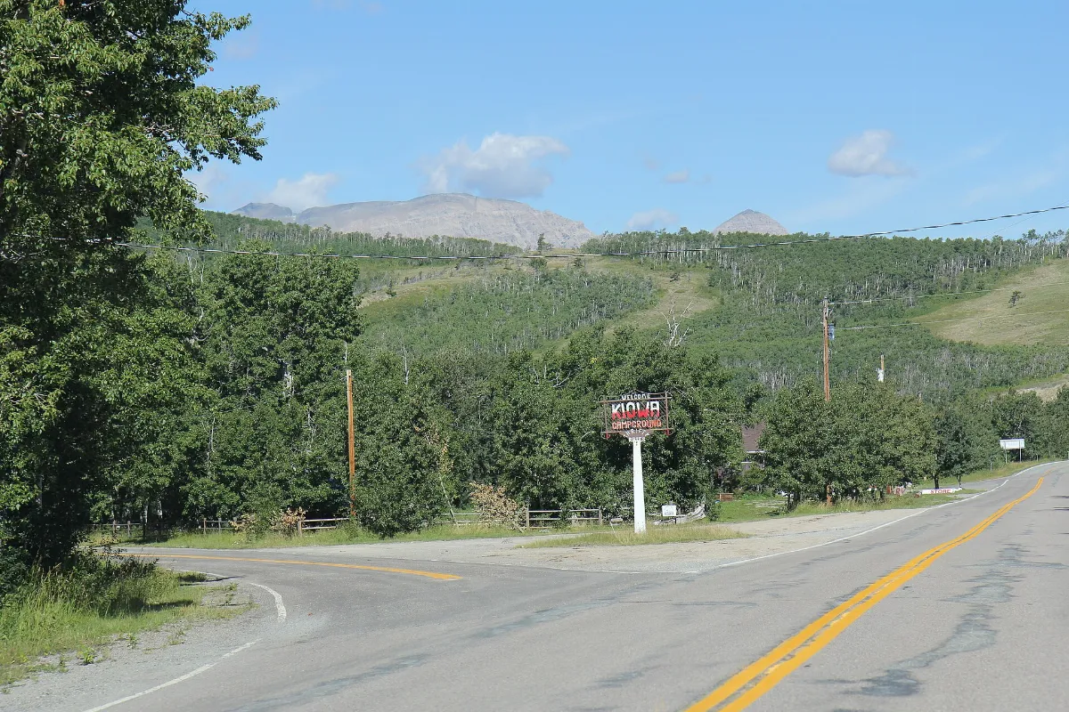 Kiowa Montana MT49 North Terminus