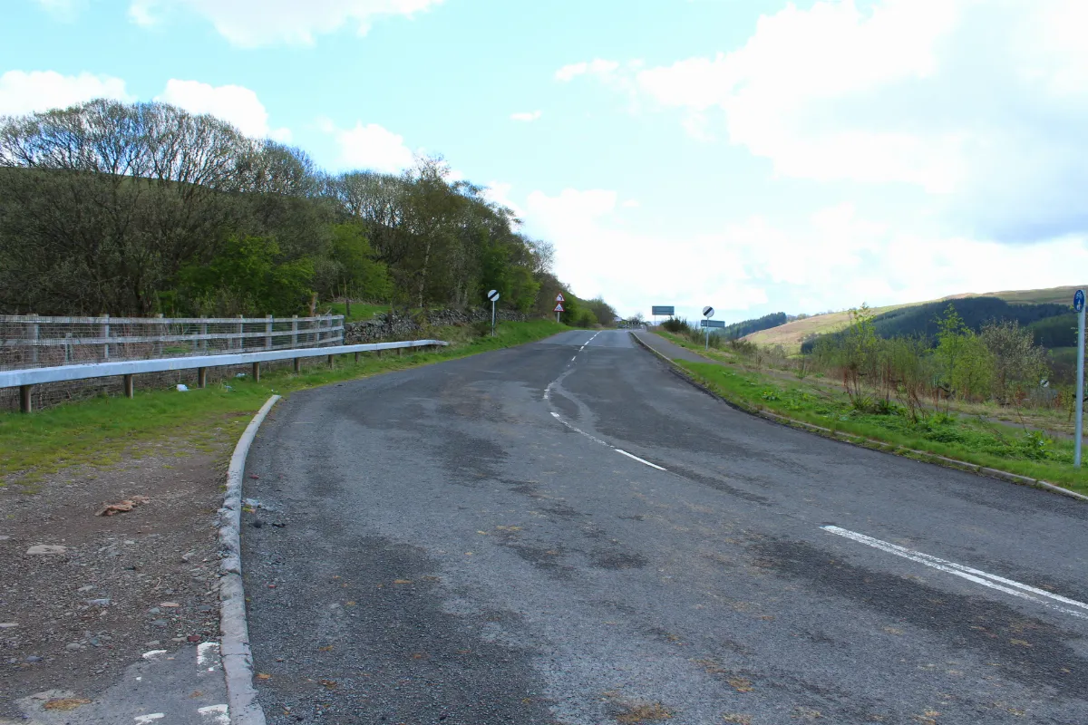 The B797 to Wanlockhead near Mennock - geograph.org.uk - 3948996