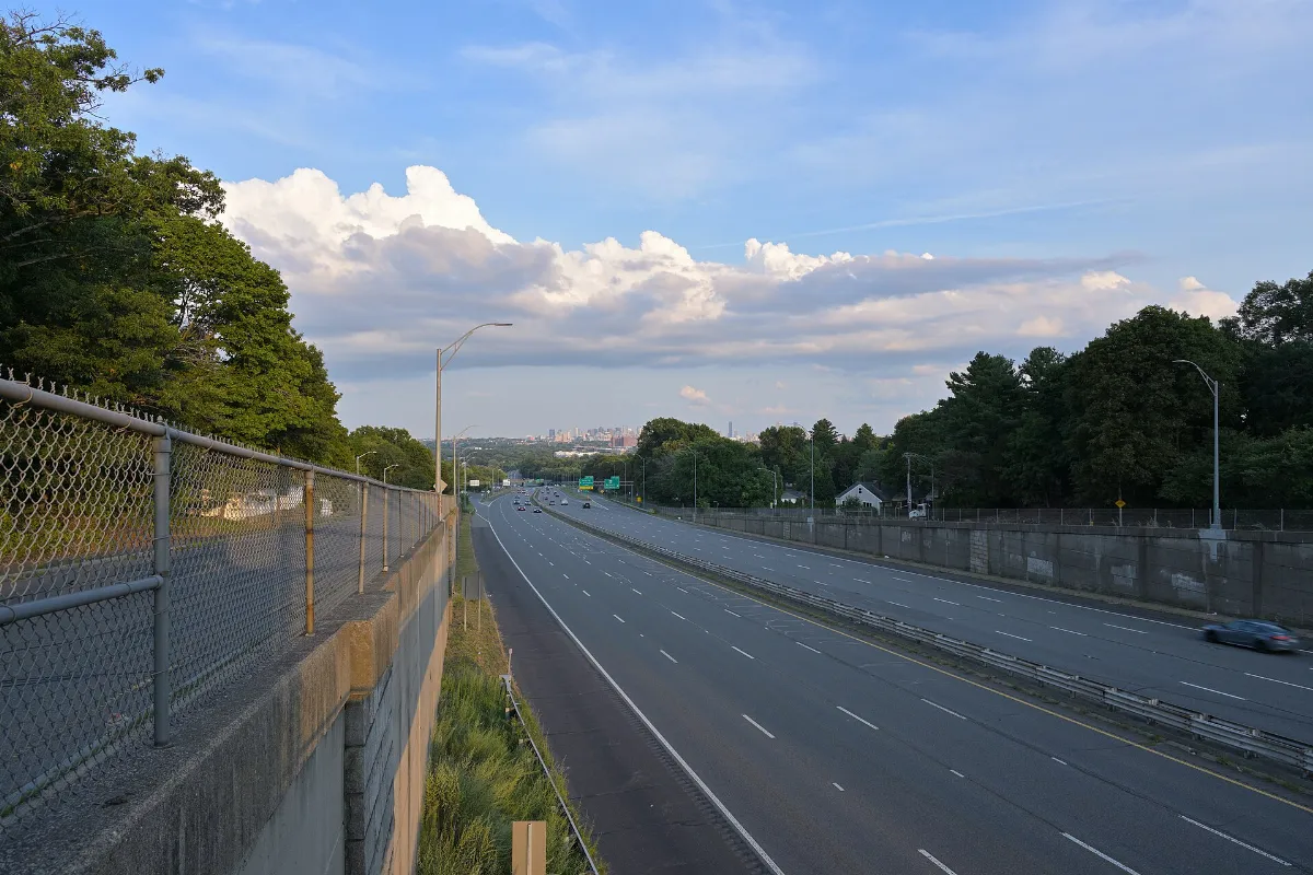 Route 2 and Boston skyline August 2026 1