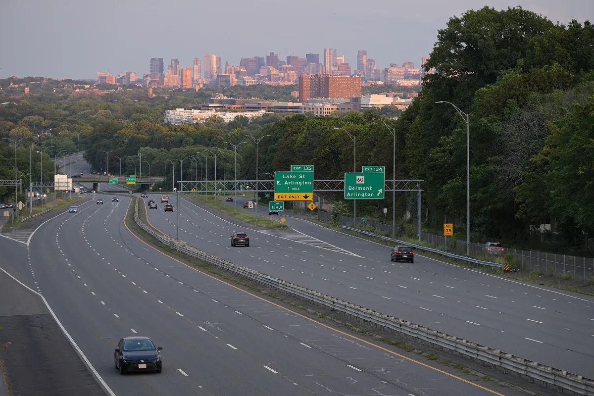 Route 2 and Boston skyline August 2026 4