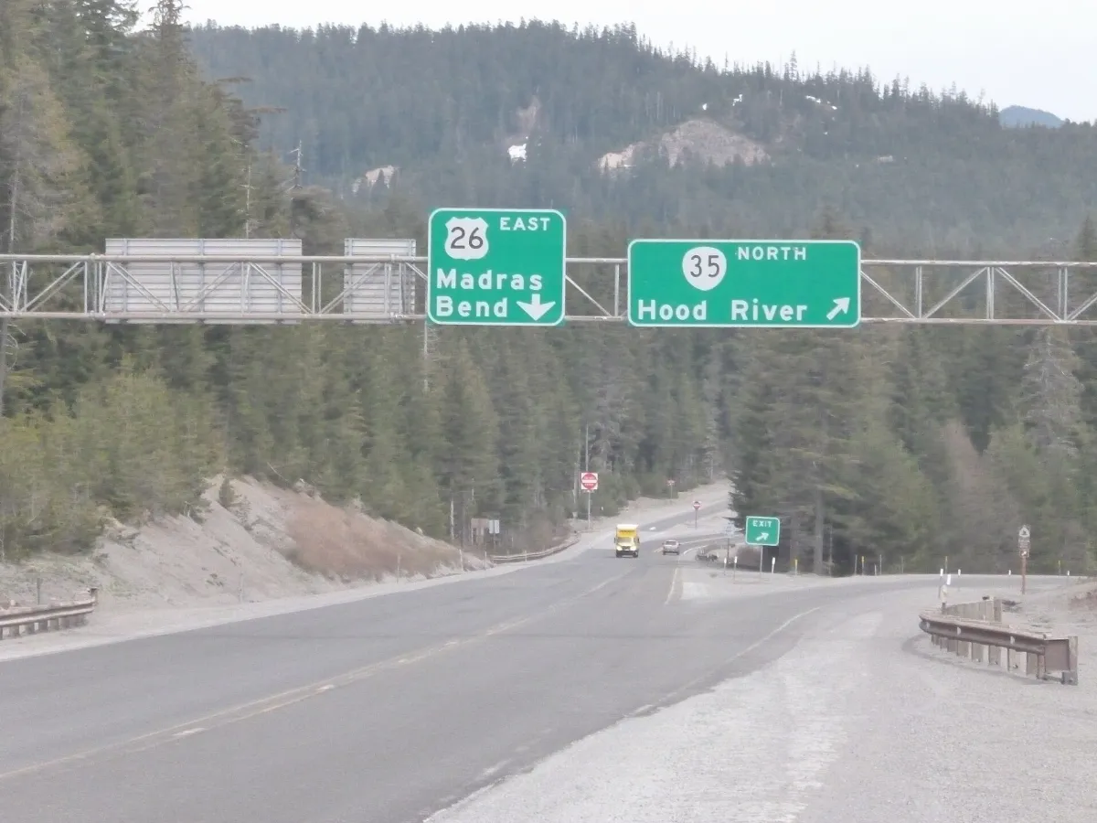 Oregon Route 35 & US 26 Intersection