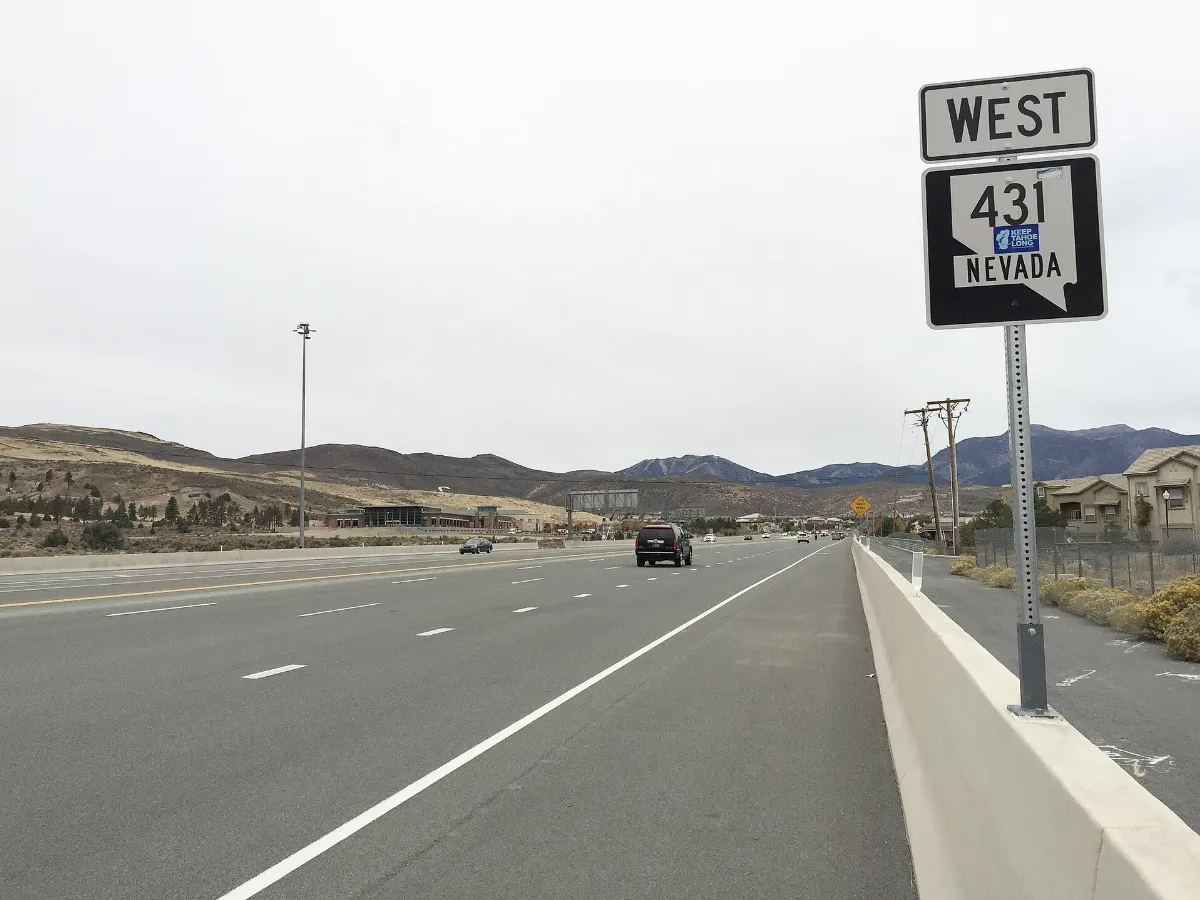 2015-10-27 16 39 35 View west from the east end of Nevada State Route 431 (Mount Rose Highway) in Reno, Nevada