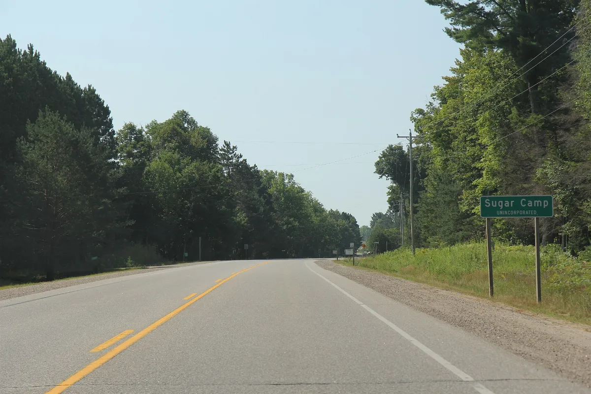 Sugar Camp Wisconsin Sign WIS17