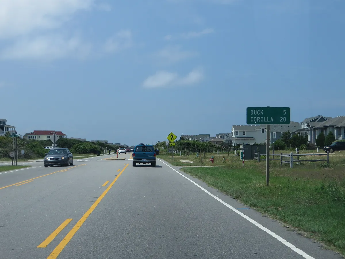 5 Miles to Duck, North Carolina Highway 12, Southern Shores, North Carolina (14282500750)