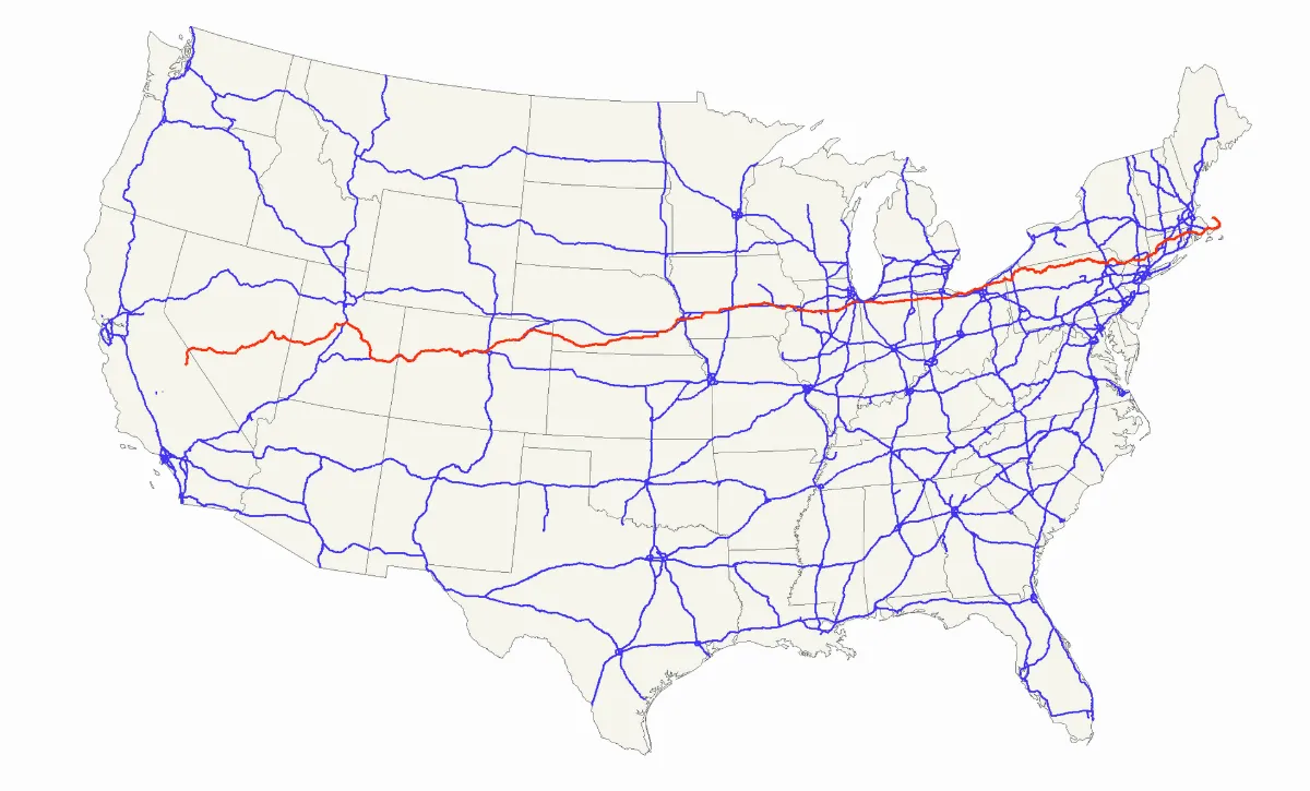 US 6 map