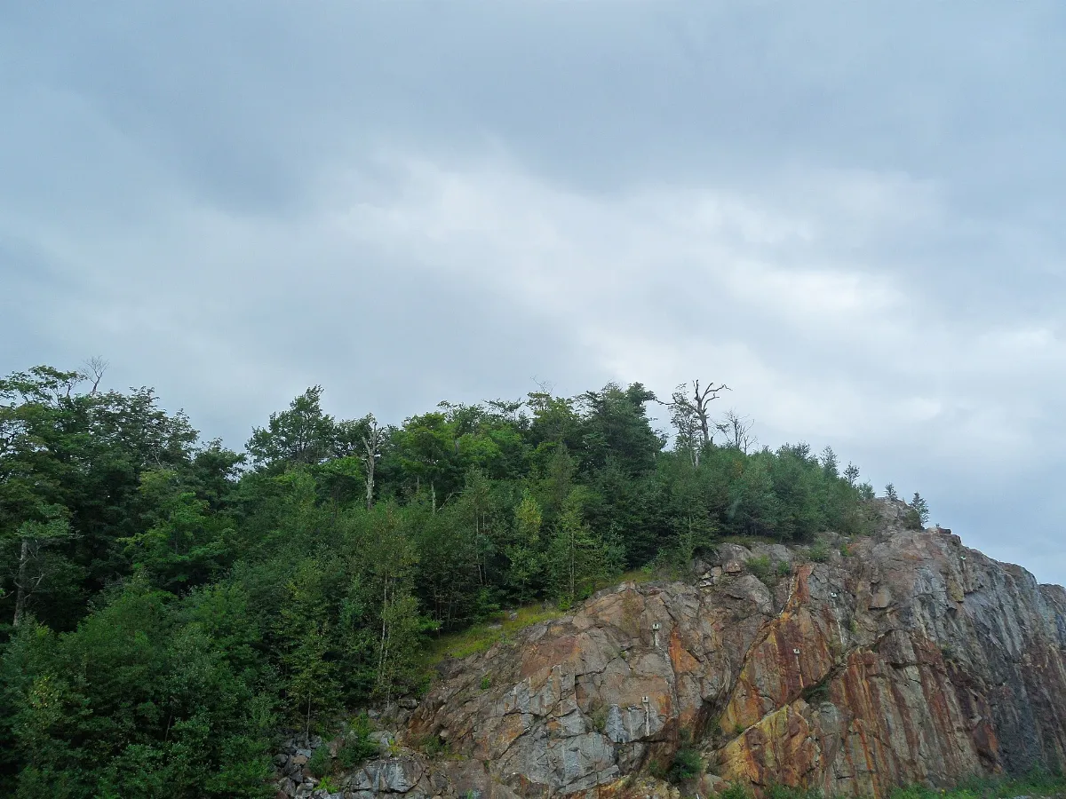 Along White Mountain Road NH Route 16 Pinkham Notch Road in New Hampshire