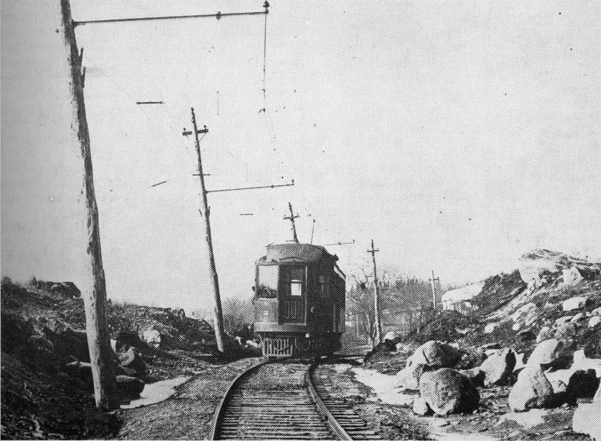 SLERy trolley in Madison, CT in 1911
