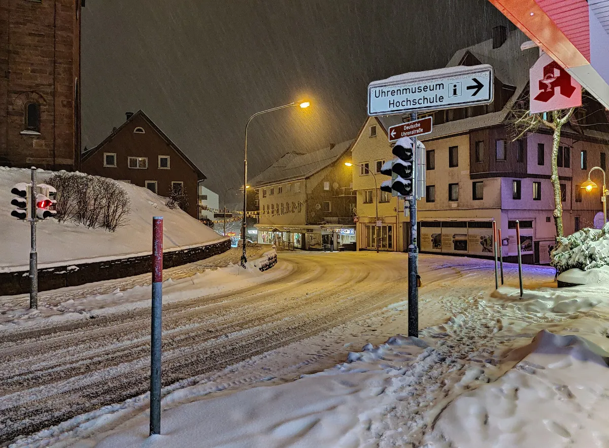 Furtwangen im Winter - B500