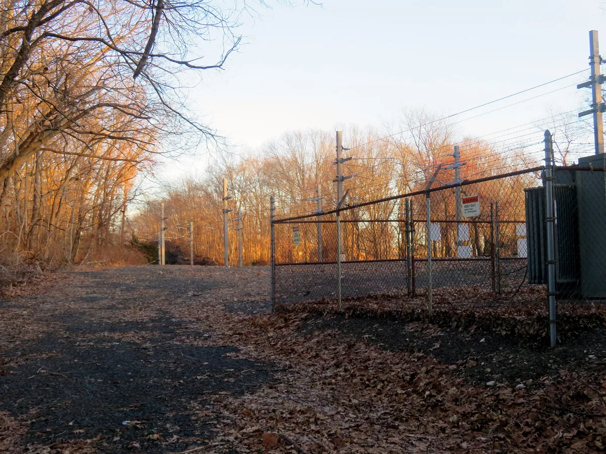 Former site of Pine Orchard station, December 2019