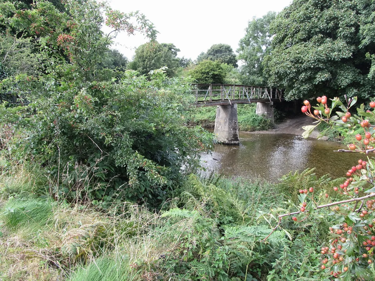 Footbridge over the Bann at Bannvale - geograph.org.uk - 5098285