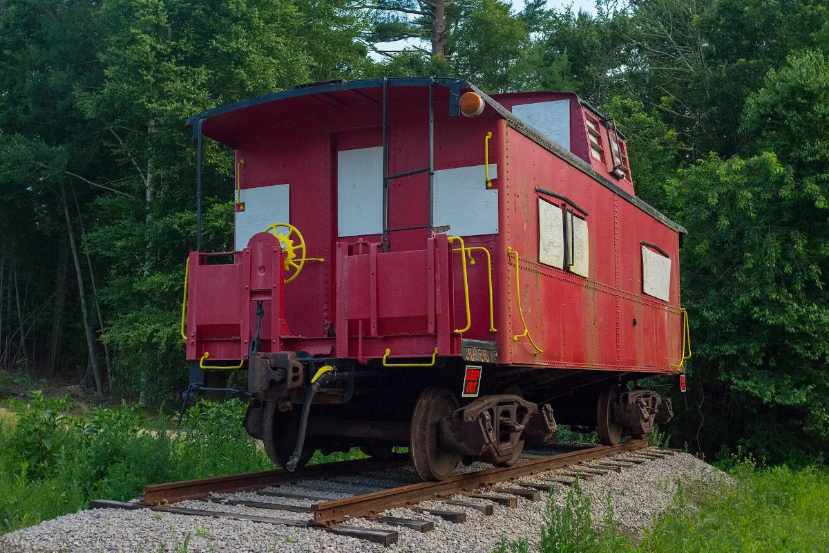 Caboose on RI-2, Charlestown, Rhode Island (53854343684)