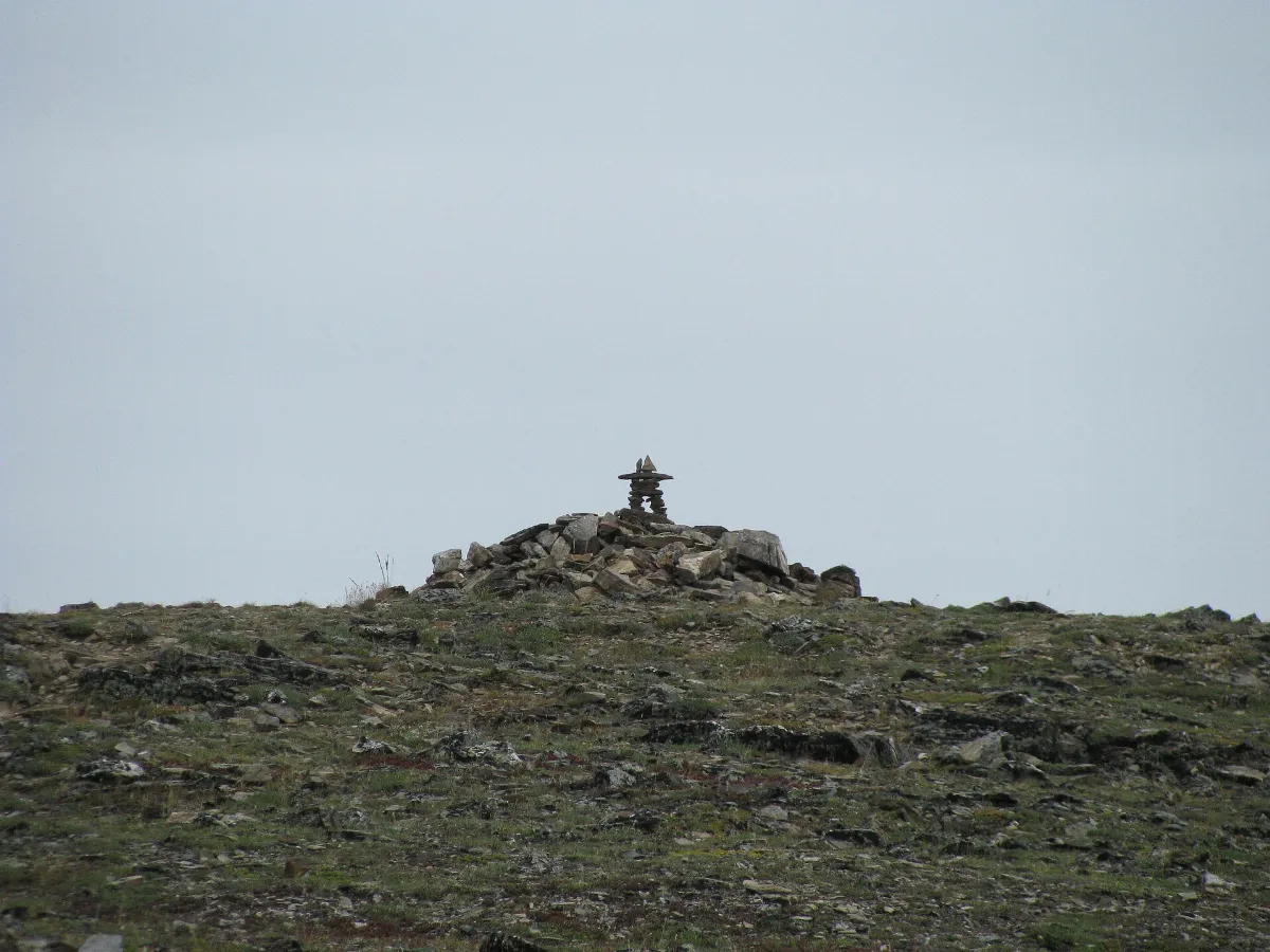Inukshuk, Top of the World Highway, Yukon (3903240571)