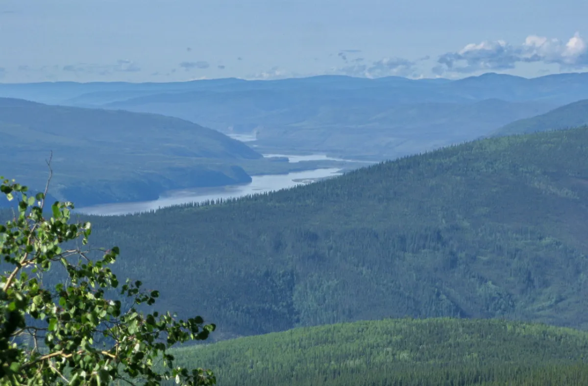 Yukon River from Top of the World Highway