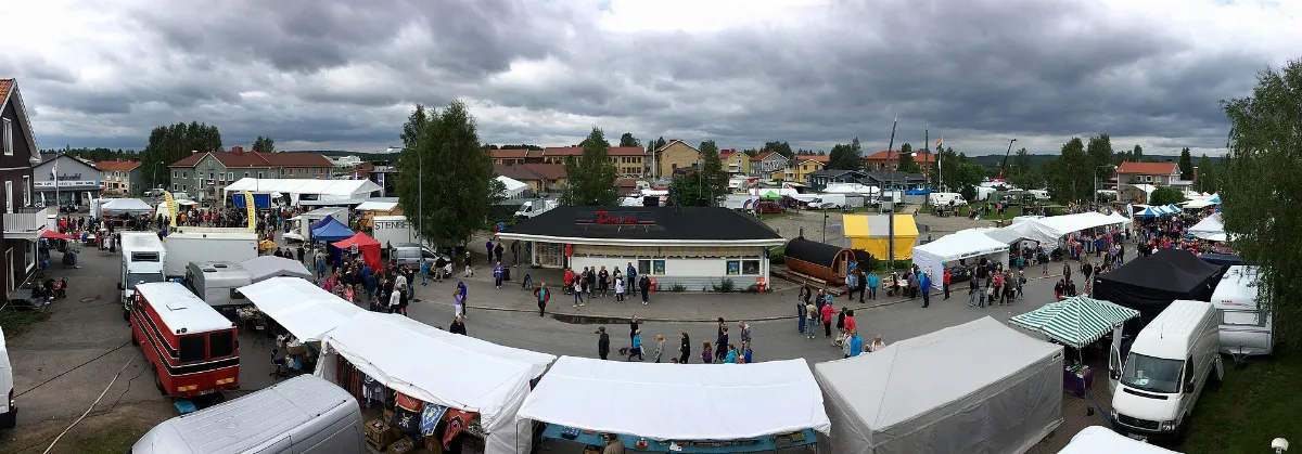 Pajala marknad panorama 2016