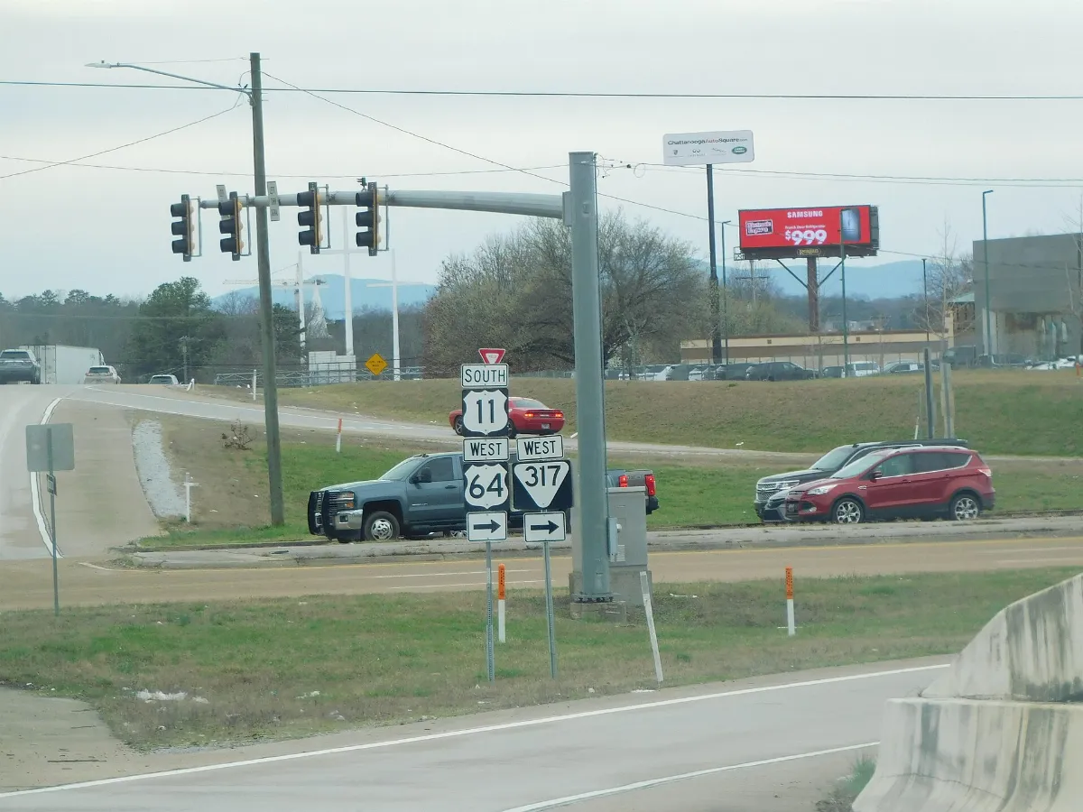 I-75 AND US 11 SOUTH, US 64 AND TN 317 WEST SPLIT (EXIT 7) (4)