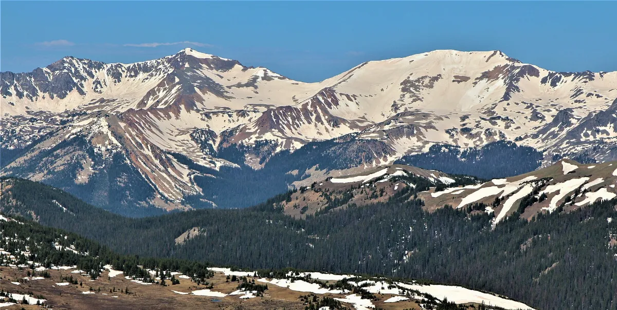 View towards Never Summer Mountains, Rocky Mountain NP