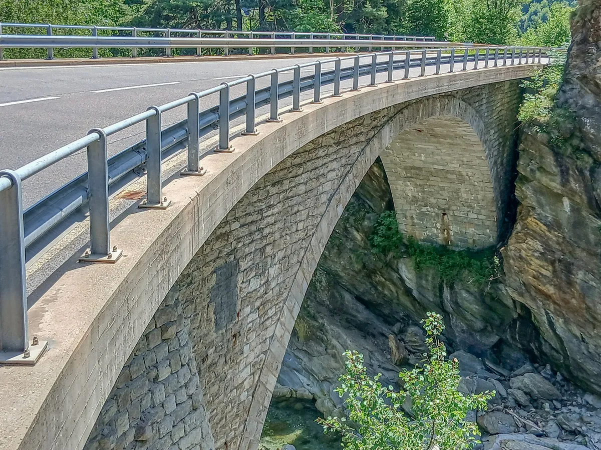 Via San Gottardo-Brücke bei Piottino über den Tessin, Osco TI 20250617-jag9889