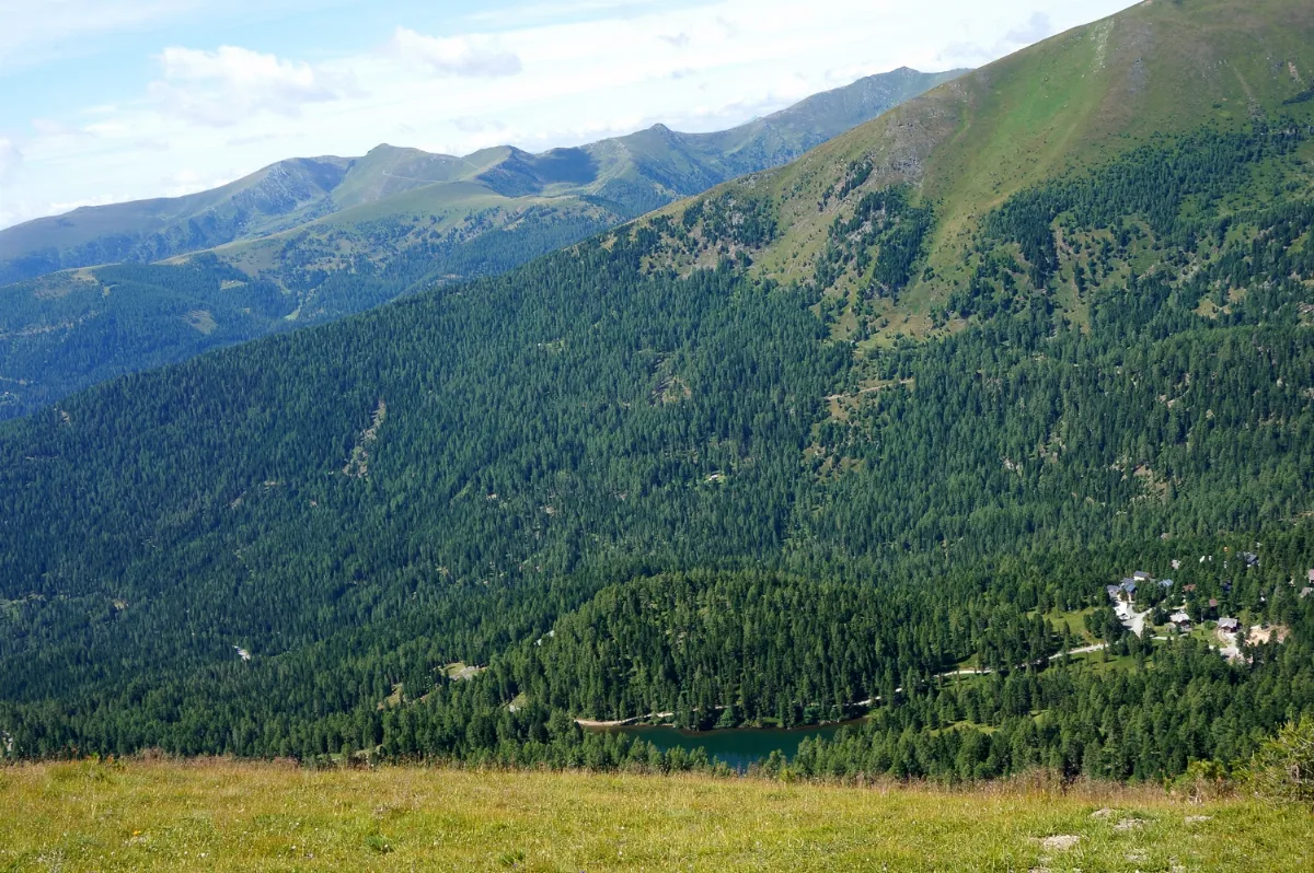B95 Turracher Straße auf die Turracher Höhe, Nockberge, Kärnten