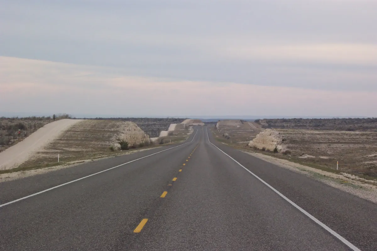 US 90 West of Del Rio