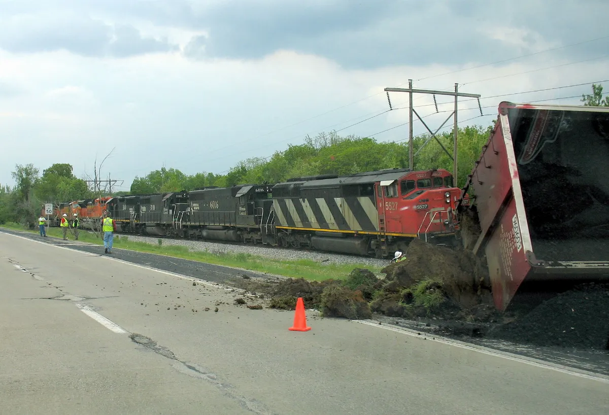 Trail Derailment in Decatur