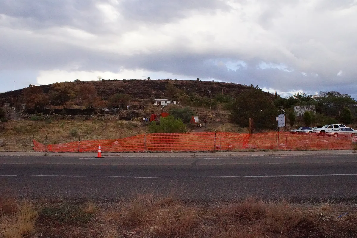 2013, View E, White Spar Highway-AZ 89 - The Granite Mountain Hotshot Memorial - panoramio